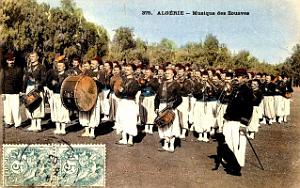 Algerie - Musique-des-Zouaves - 1905